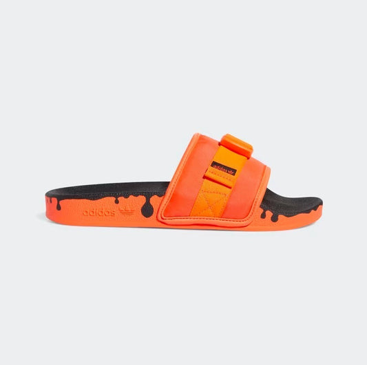 Adidas Womens Pouchylette Slides / Red Black / RRP £68