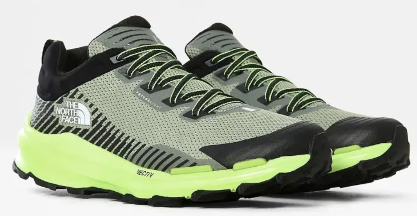The North Face Men’s VECTIV Fastpack FUTURELIGHT Hiking Shoes–TeaGreen/TNF Black
