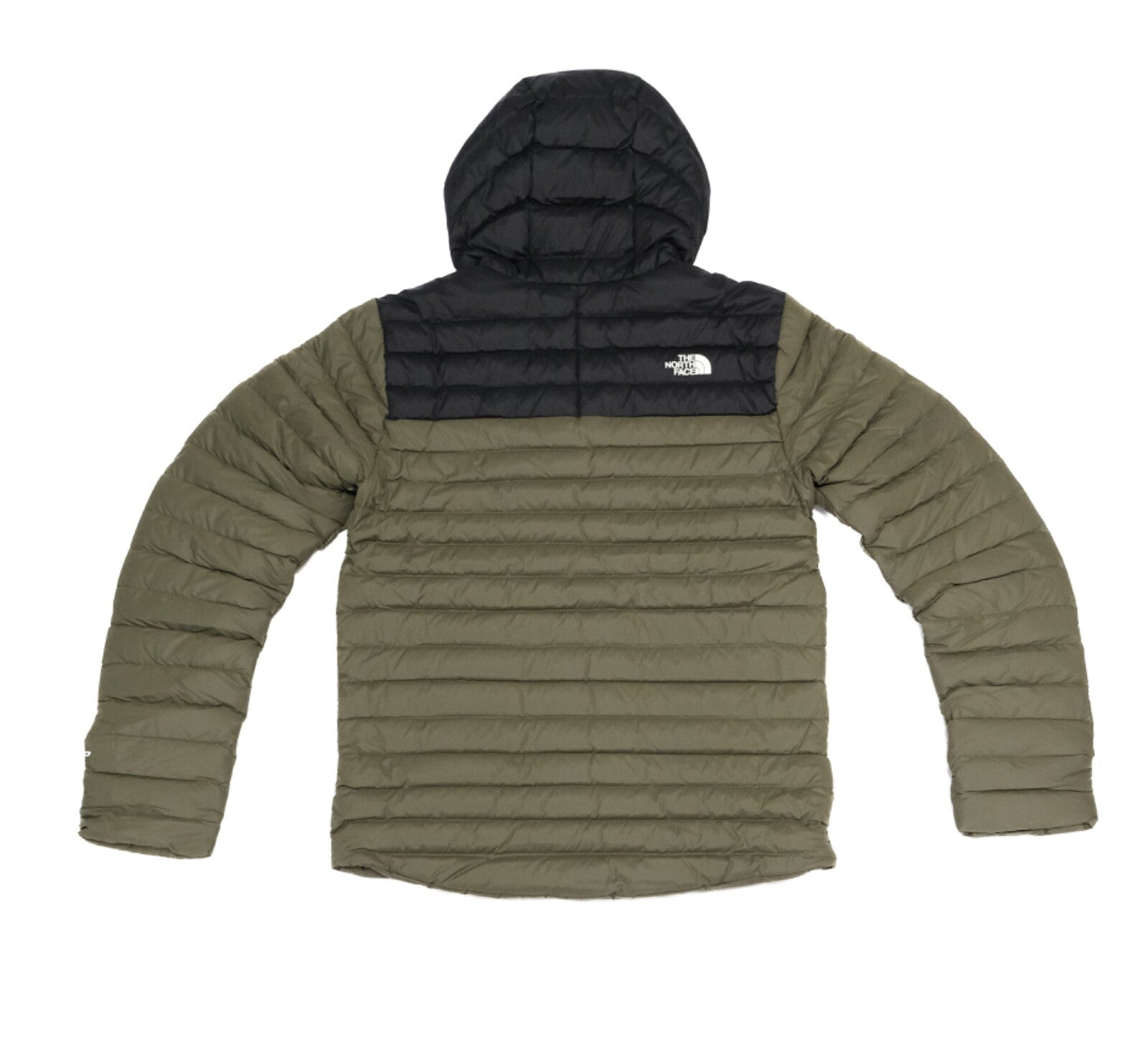 The North Face Mens Stretch Down Hoodie Puffer Jacket / Green / RRP £245