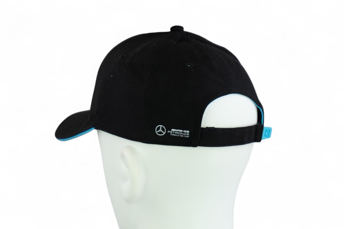 Mercedes F1 Driver Hat / George Russell 63 / Black White / RRP £42