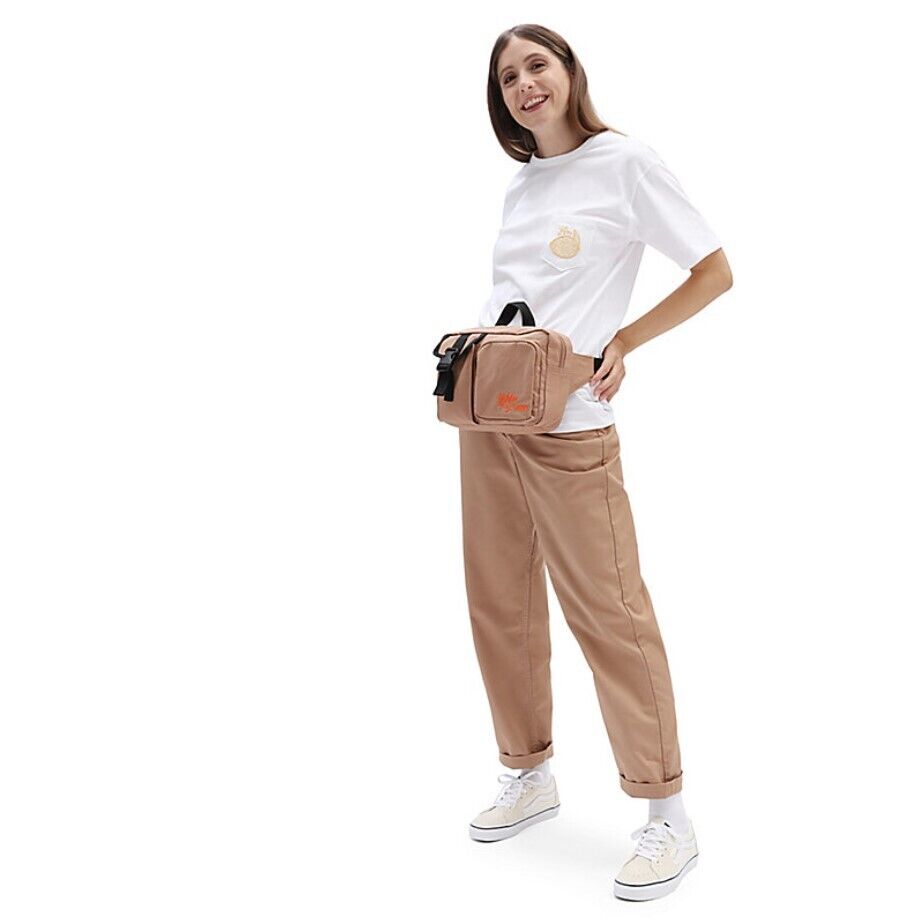 Vans Womens Off The Wall Armanto Logo Pocket SS T-Shirt / White / RRP £40