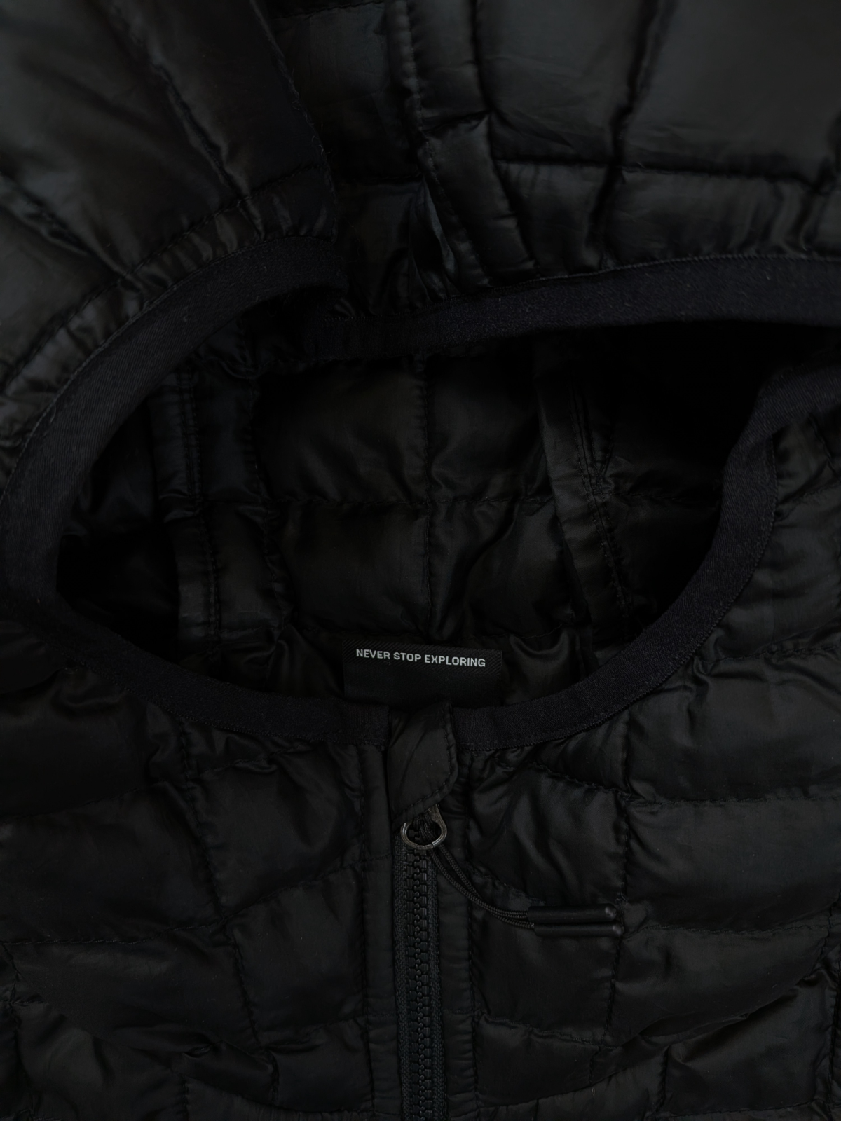 The North Face Womens Thermoball Hooded Puffer Jacket / Red Black / RRP £200