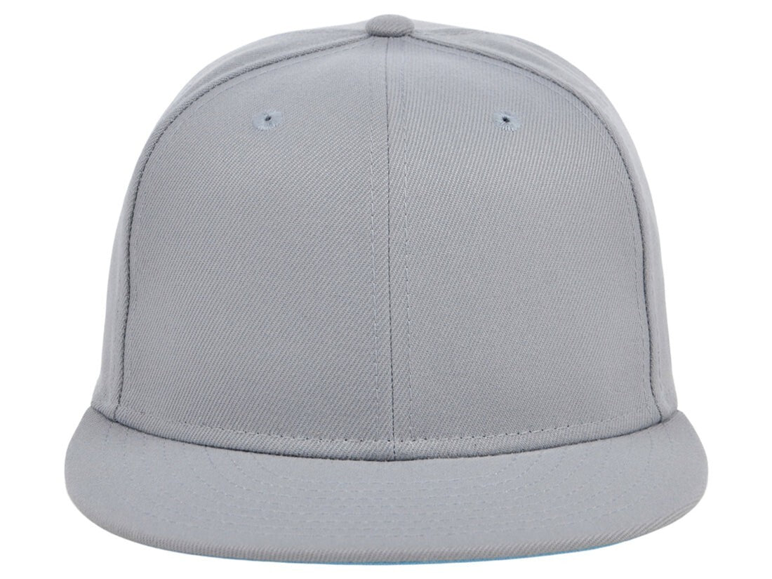 Crowns By Lids Unisex Plain Full Court Fitted UV Hat / Black Ivory / RRP £25
