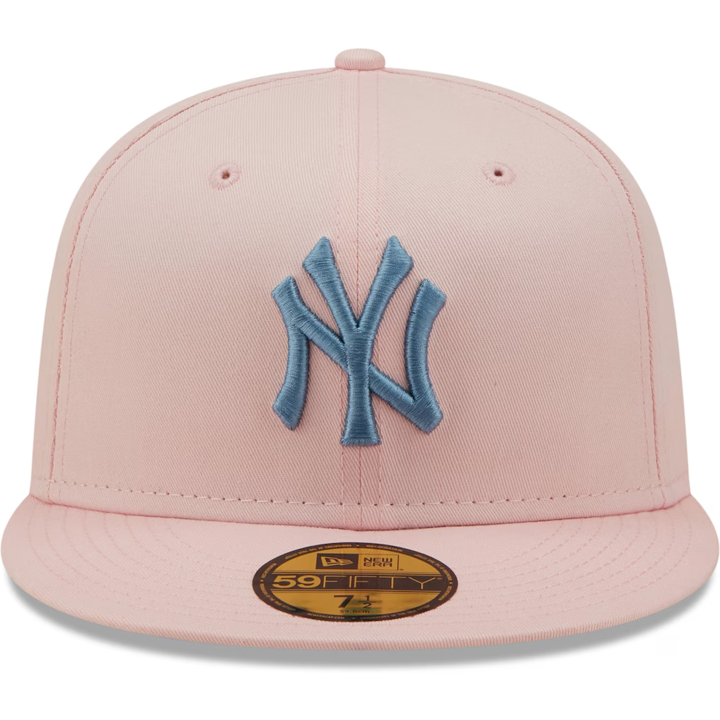 New Era NY New York Yankees 59Fifty Fitted Cap / Pink Sky Blue / RRP £40