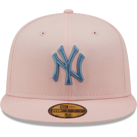 New Era NY New York Yankees 59Fifty Fitted Cap / Pink Sky Blue / RRP £40