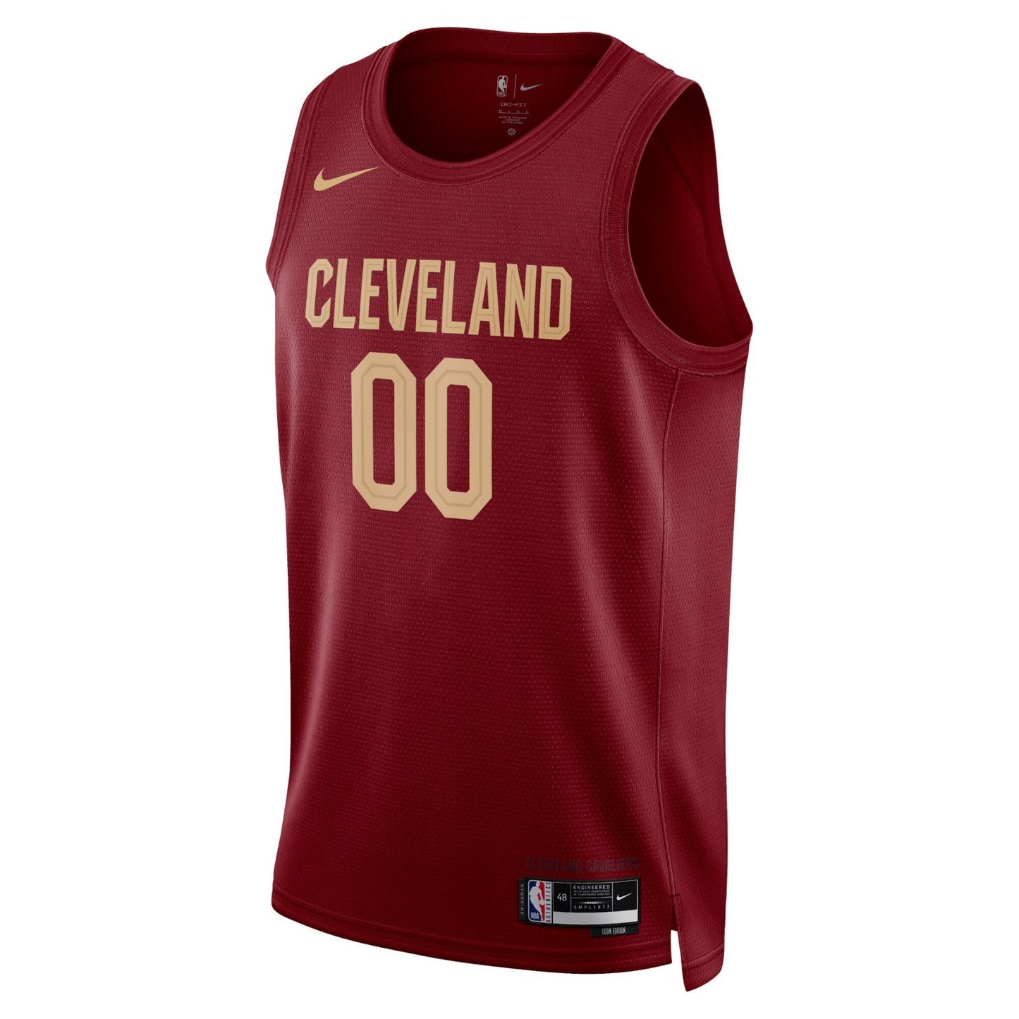 Nike Men's Cleveland Cavaliers Basketball Jersey / Red Gold / Blank / RRP £90