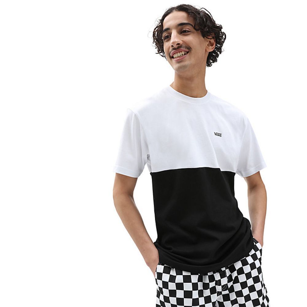 Vans Colorblock Tee / Black White / Mens / RRP £25