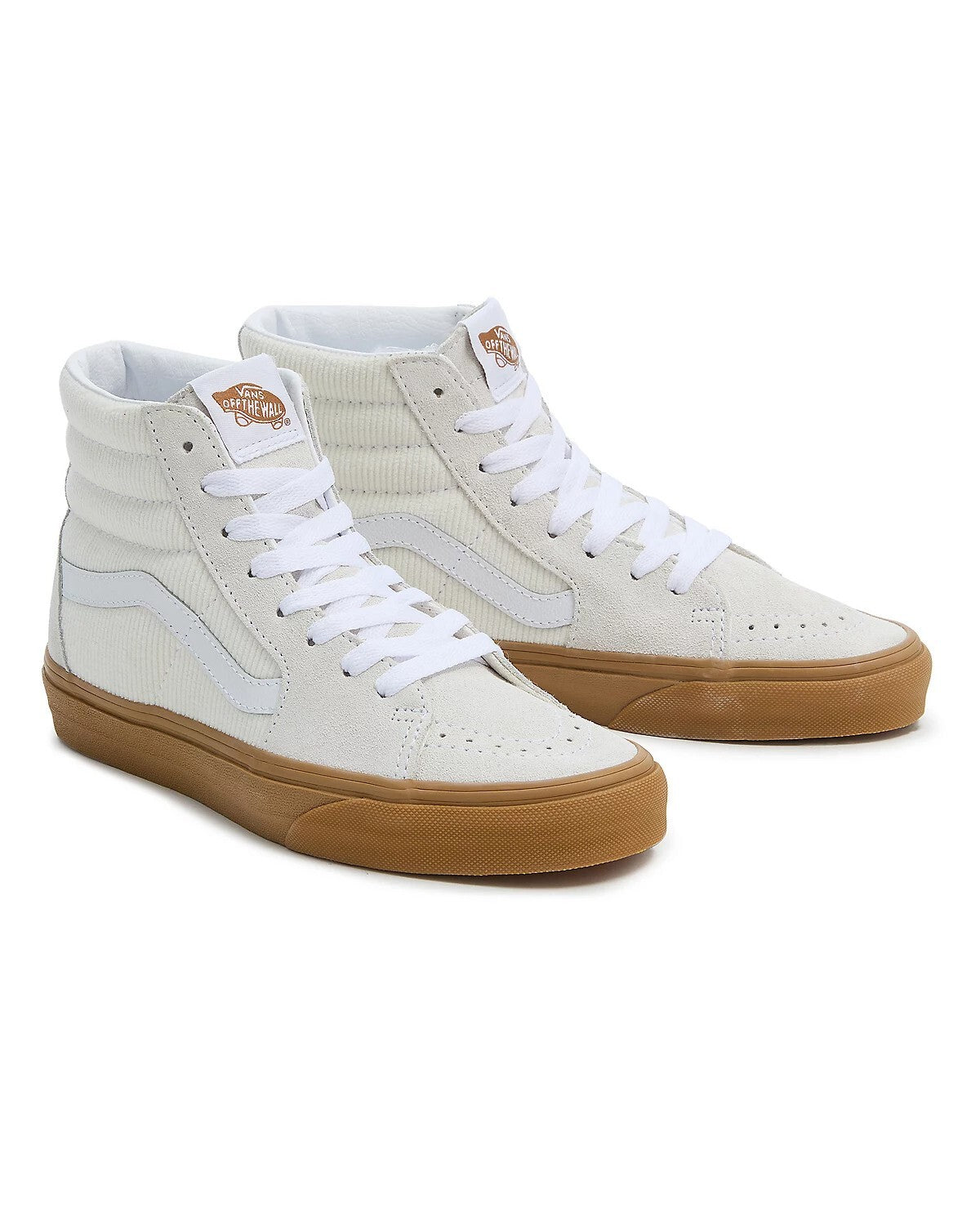 Vans Unisex Sk8 Hi Corduroy Trainers / Marshmallow Beige / RRP £85