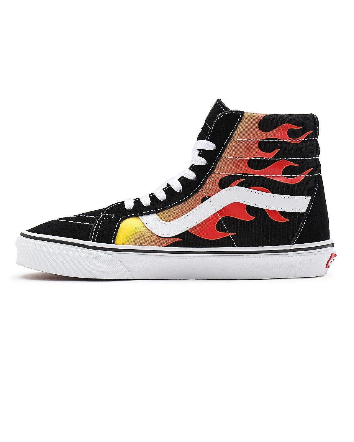 Vans Unisex Sk8 Hi Reissue Trainers / Flame Black White / RRP £80