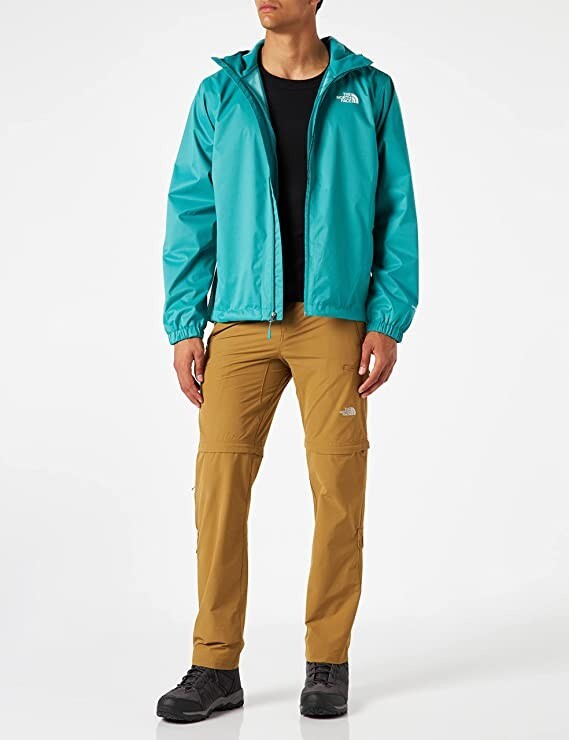 The North Face Men's Quest Hooded Rain Jacket / Porcelain Green / RRP £110