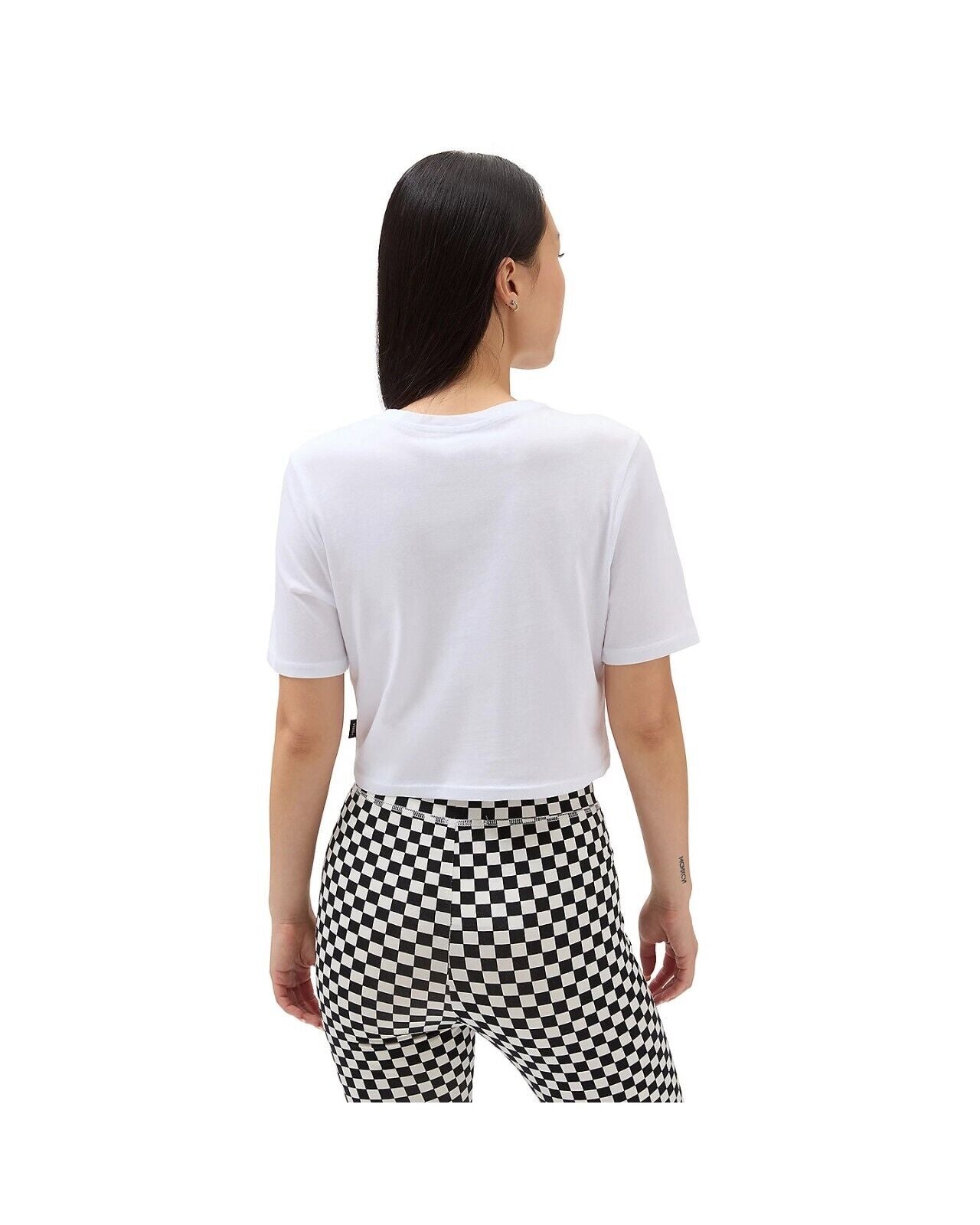 Vans Women's Flying V Crop Crew Sport T-Shirt / White / RRP £25