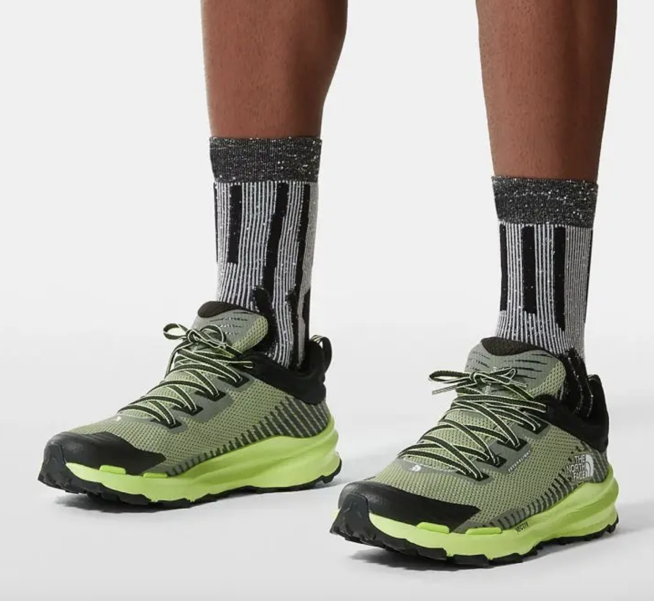 The North Face Men’s VECTIV Fastpack FUTURELIGHT Hiking Shoes–TeaGreen/TNF Black