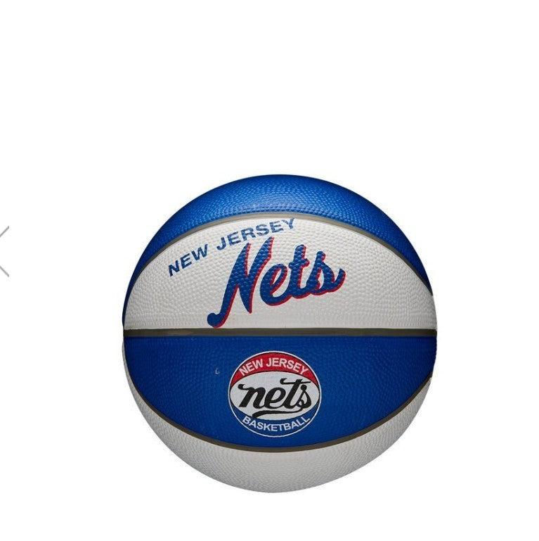 Wilson Brooklyn Nets Retro Mini Basketball / Blue/ White RRP £18