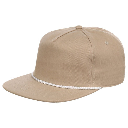Unisex Plain Fairway Golfer Hat / Khaki / £23