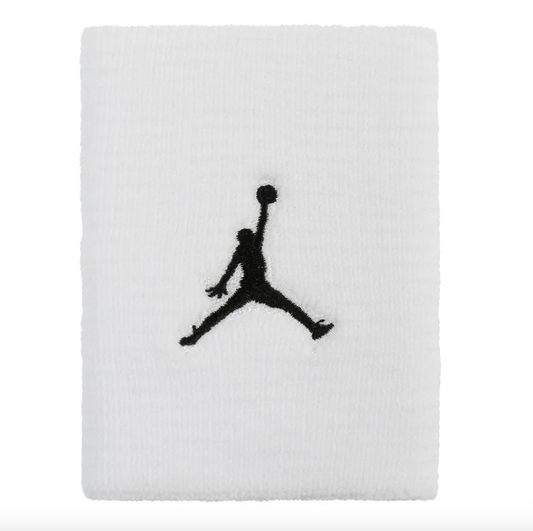 Nike Jordan Jumpman Terry Wristbands / White Black / RRP £18