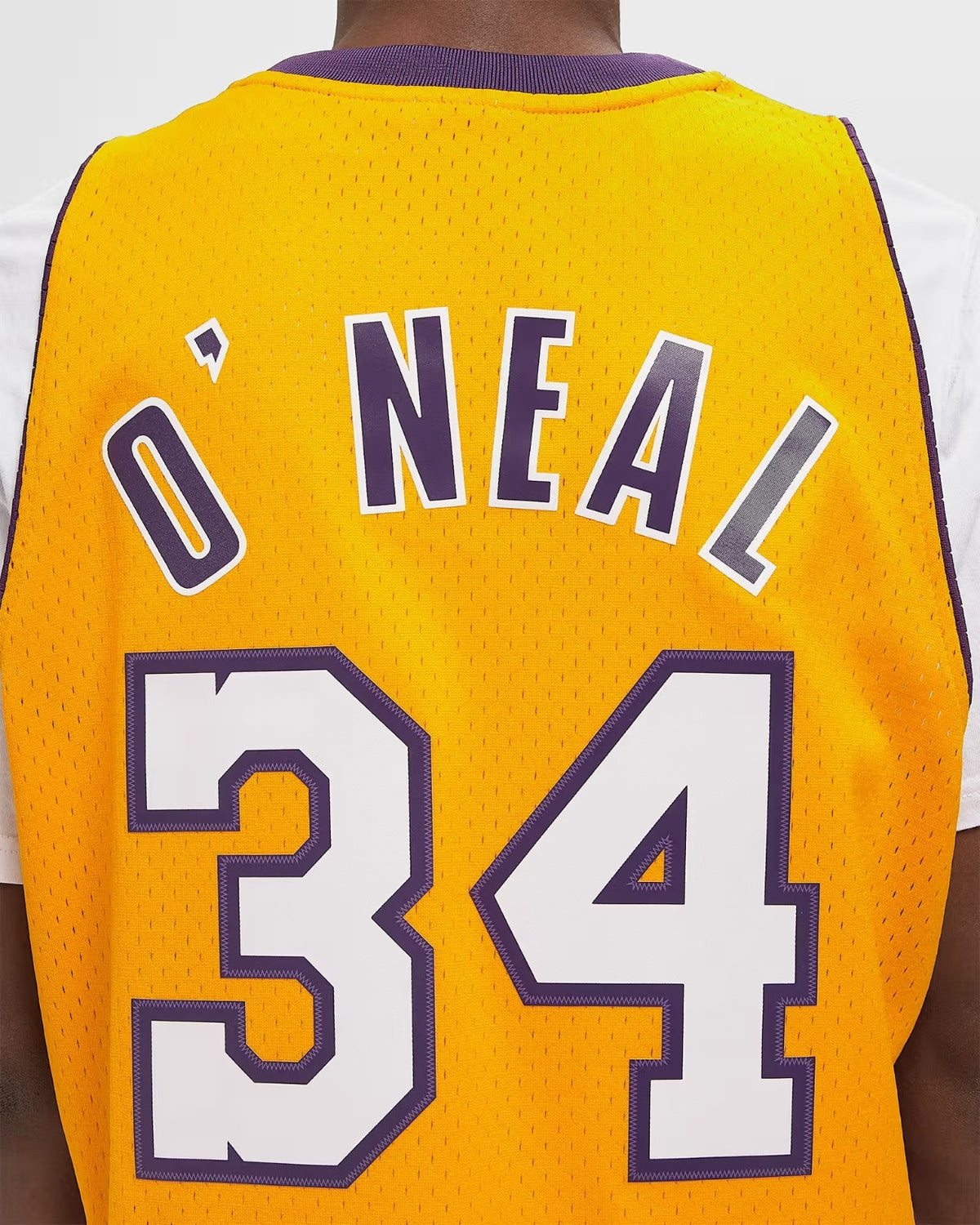 Mitchell & Ness NBA LA Lakers O'Neal Basketball Jersey / 1999-00 Gold / RRP £95