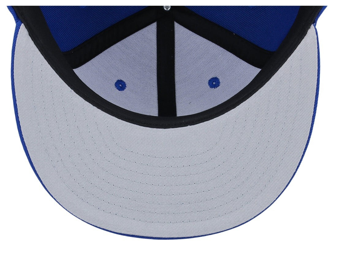 Unisex Plain Full Court Fitted Hat / Royal Blue / £22