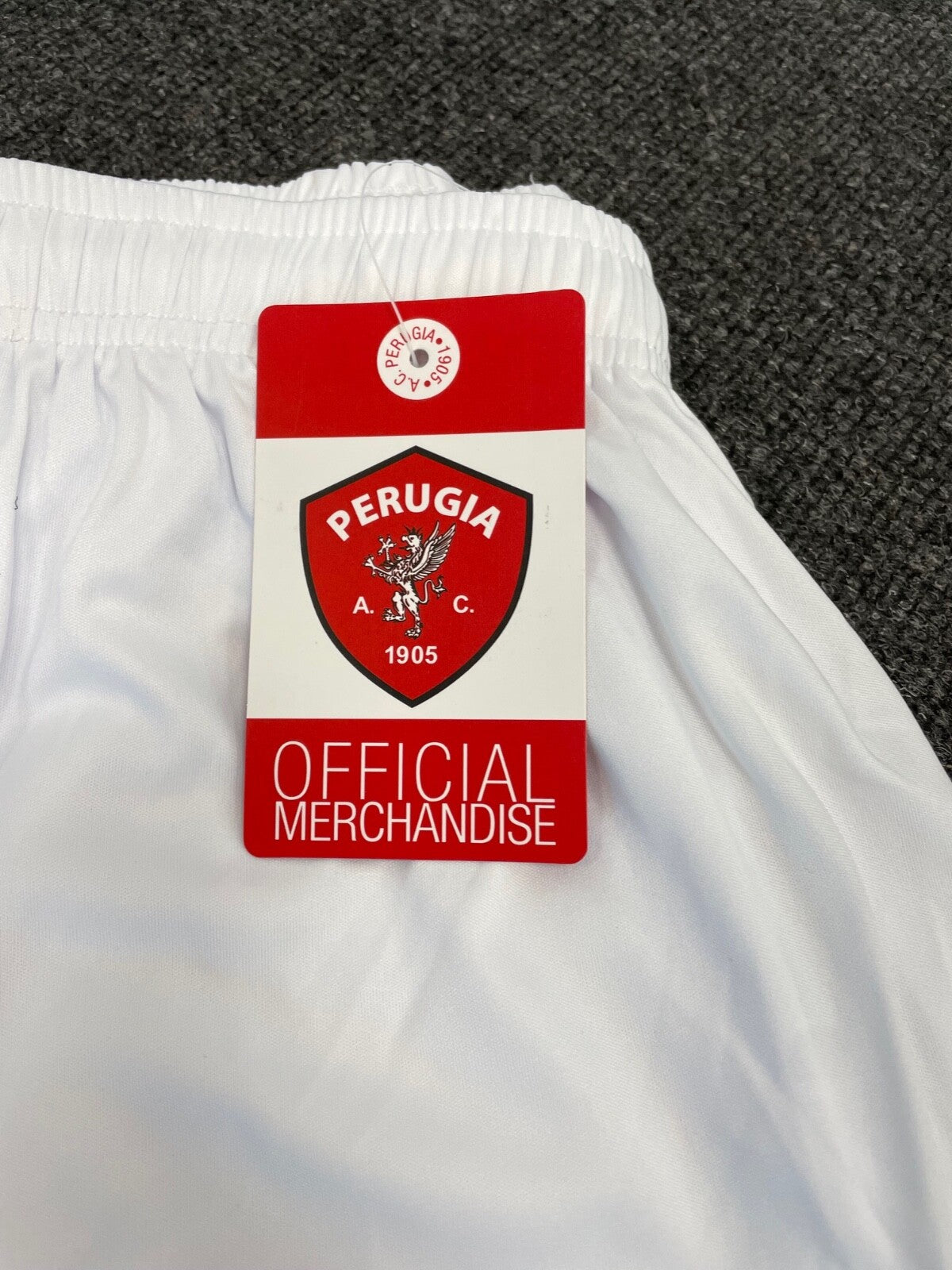 Perugia 2017-18 Frankie Garage Football Home Shorts / BNWT / White / RRP £25