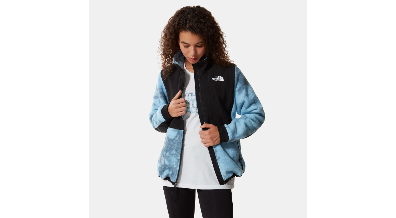 The North Face Women's Printed Denali 2 Fleece Jacket / BNWT / Blue / RRP £135