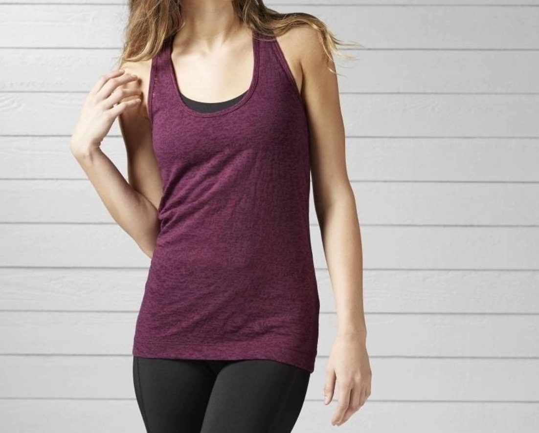 Reebok Womens Workout Gym Tank Vest Top / BNWT / Purple / RRP £22