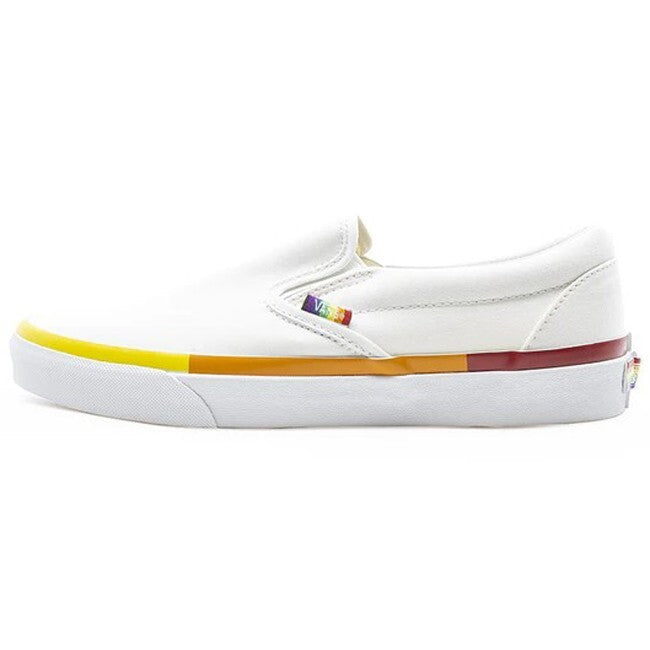 Vans Mens Classic Slip-On Rainbow Foxing / True White / RRP £57