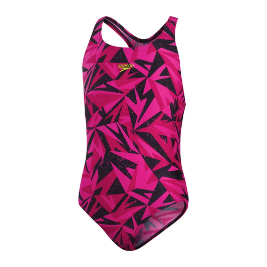 Girls Speedo Pink Swimsuit / Pink / RRP £15