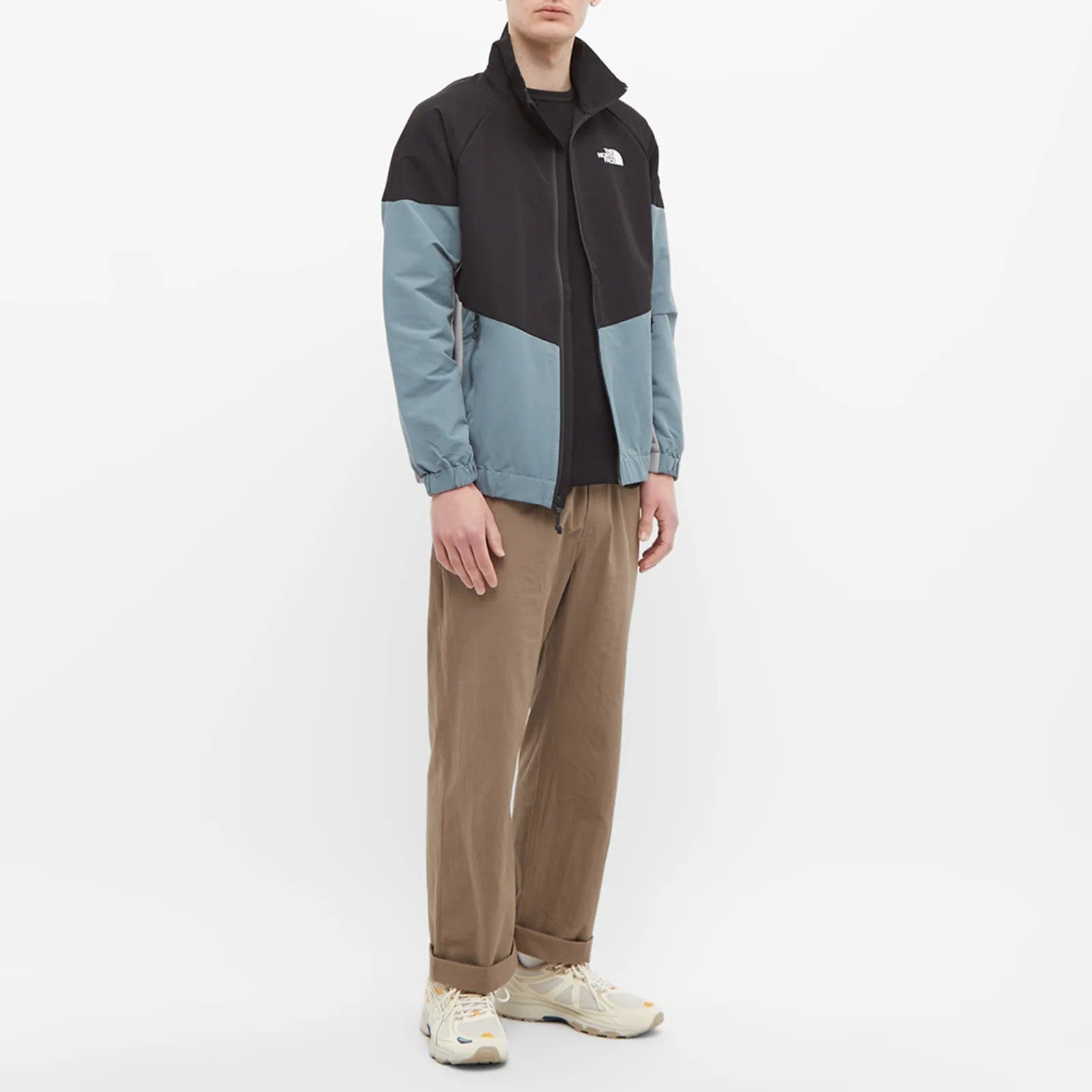 The North Face Mens Phlego Track Top / Goblin Blue/TNF Black / RRP £100