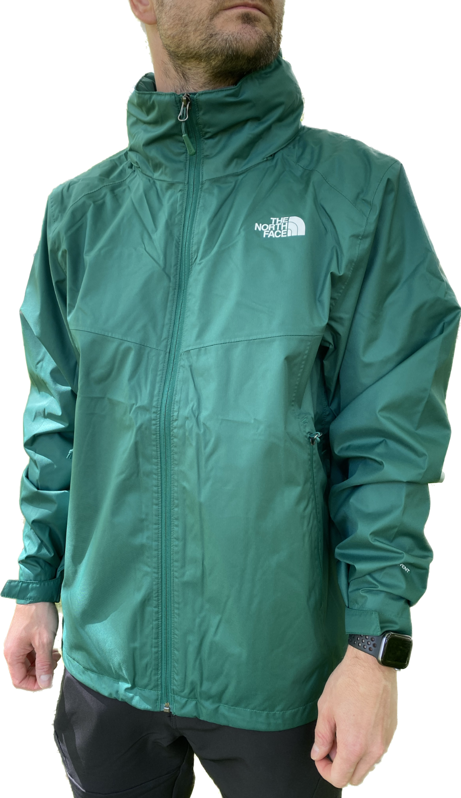 The North Face Mens Tetsu Hooded Rain Jacket / Green / RRP £135