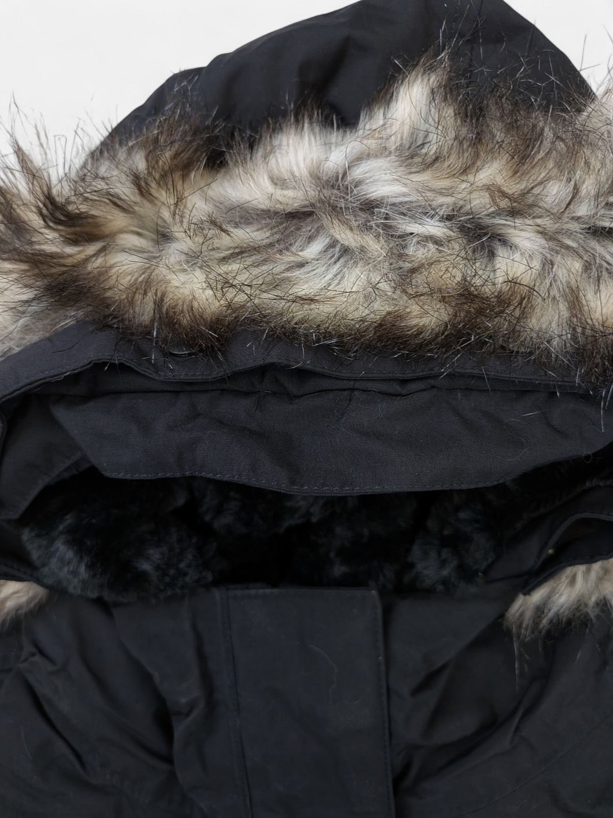 The North Face Girls ARTIC SWIRL PARKA Jacket / Black / RRP £230