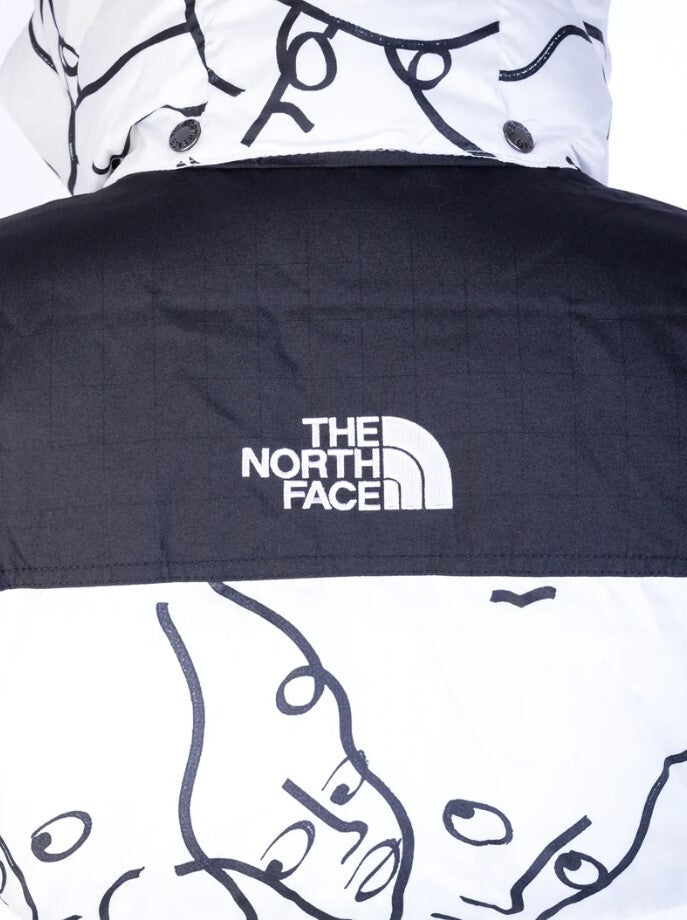 The North Face Men’s Himalayan Puffer Parka Jacket / White Black / RRP £360