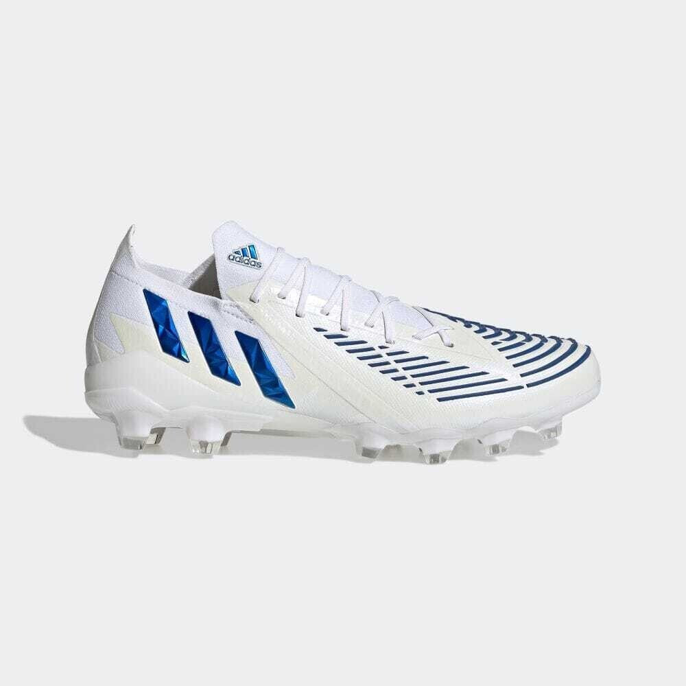 Adidas Unisex Predator Edge.1 Low HG Football Boots / White Blue / RRP £180