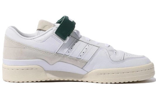 Adidas Mens Forum Low Trainers / White Green Strap / RRP £80