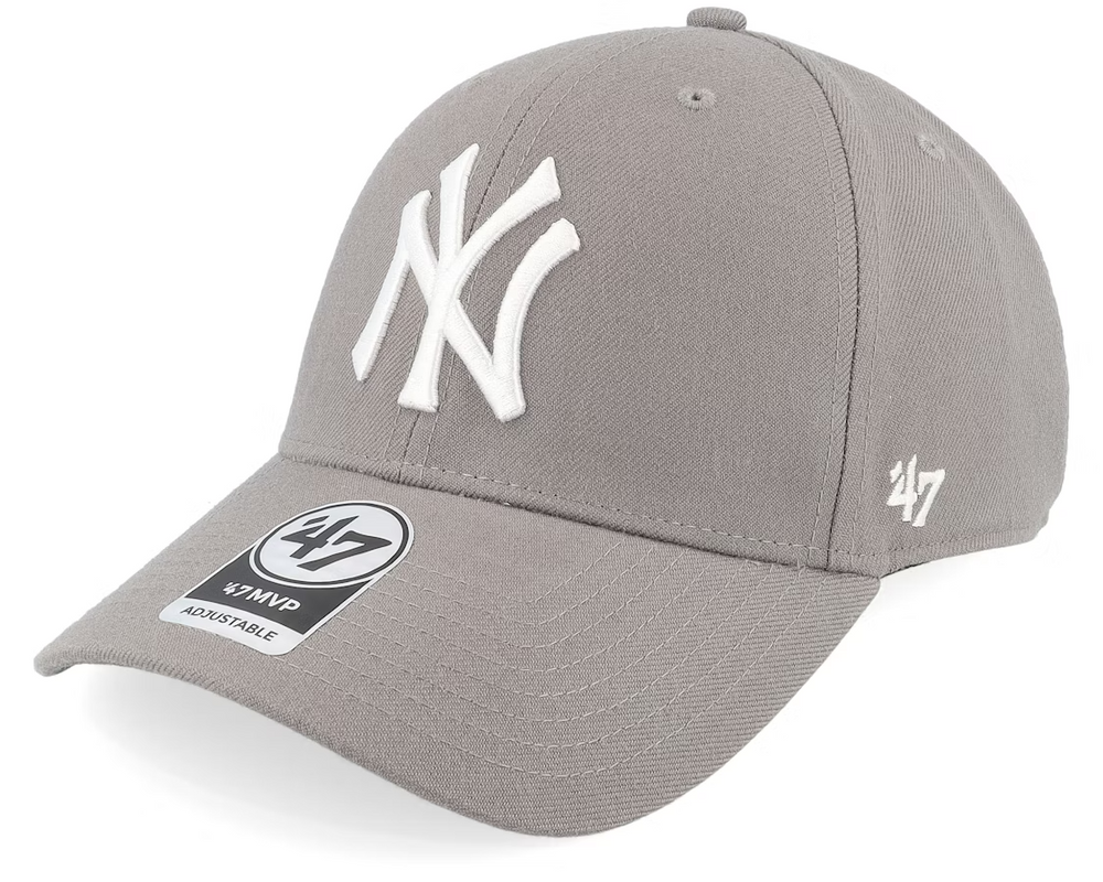 47 Brand New York Yankees MVP Snapback Cap / Grey White / RRP £28