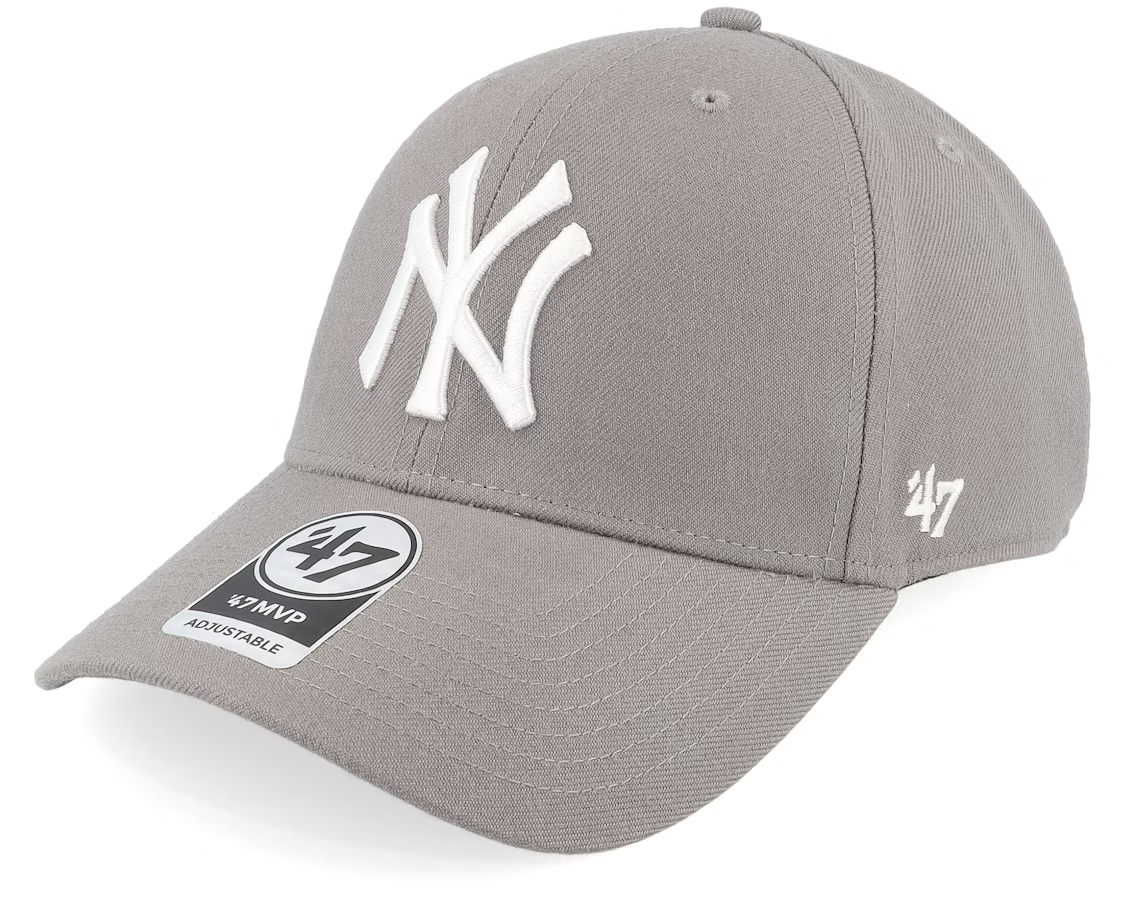 47 Brand New York Yankees MVP Snapback Cap / Grey White / RRP £28