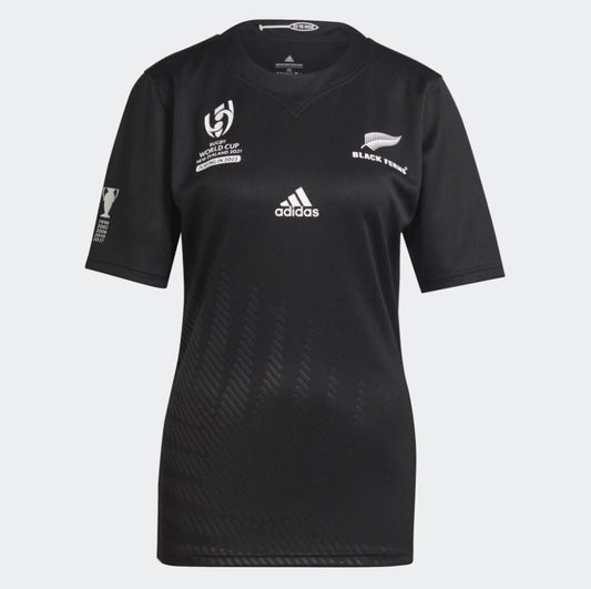 Adidas Unisex Black Ferns Rugby World Cup Home Jersey / Black / RRP £75