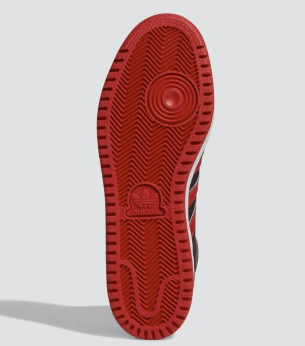 Adidas Mens Top Ten Hi Trainers / Black Red / RRP £85