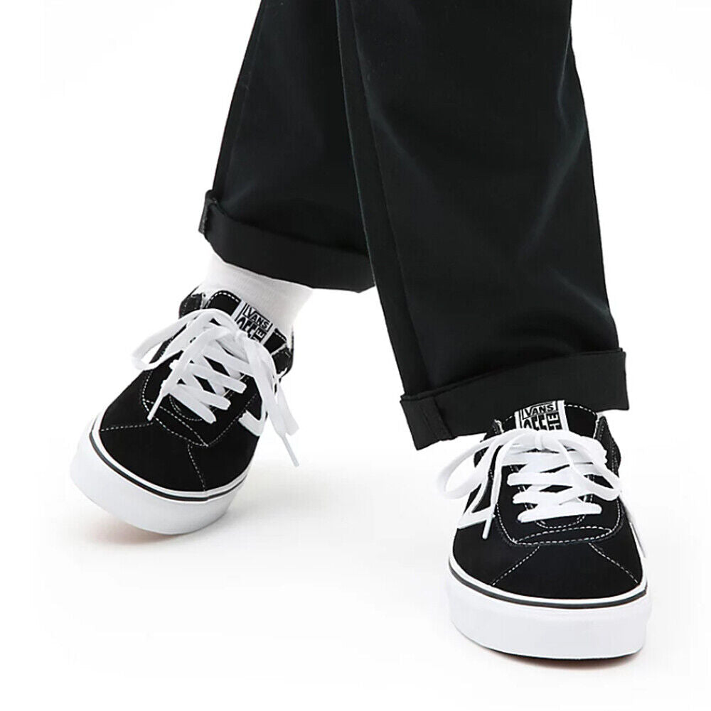 Vans Unisex Sport Suede Trainers / Black White / RRP £65