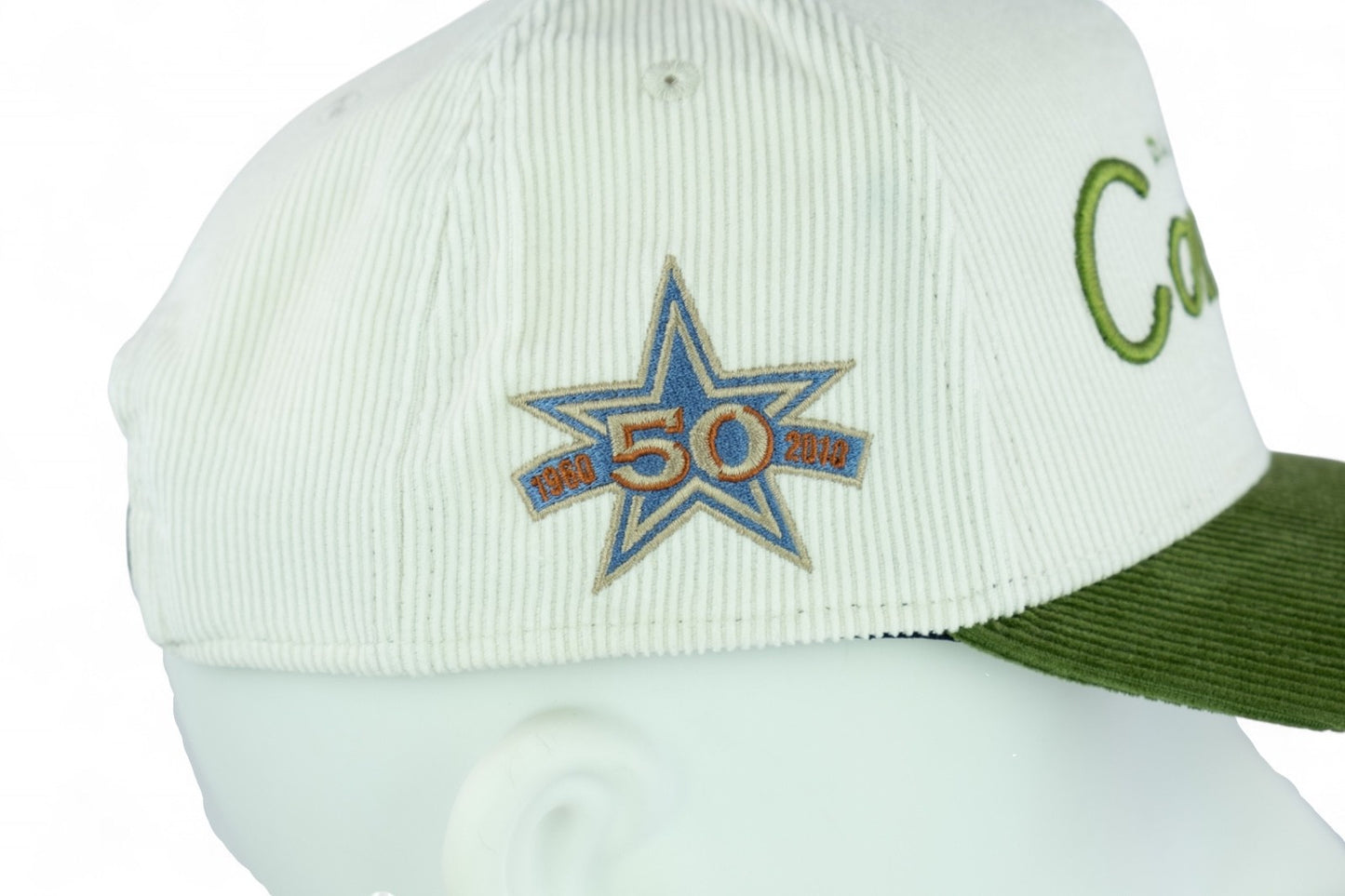 New Era Dallas Cowboys NFL Retro Cord A-Frame Cap / Silver Khaki / RRP £39