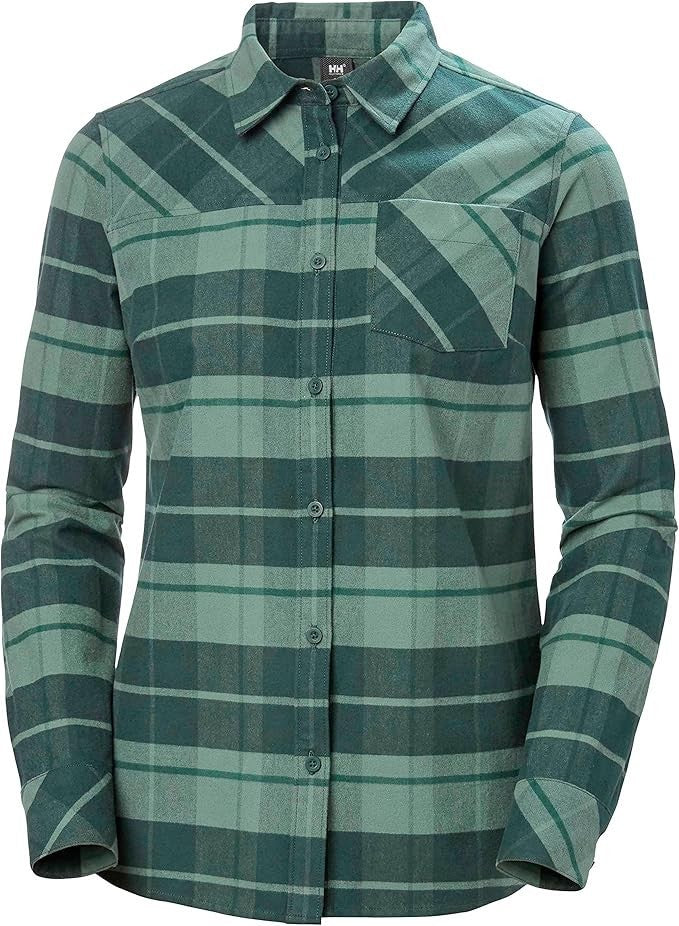 Helly Hansen Womens Classic Check Shirt / Green / RRP £75