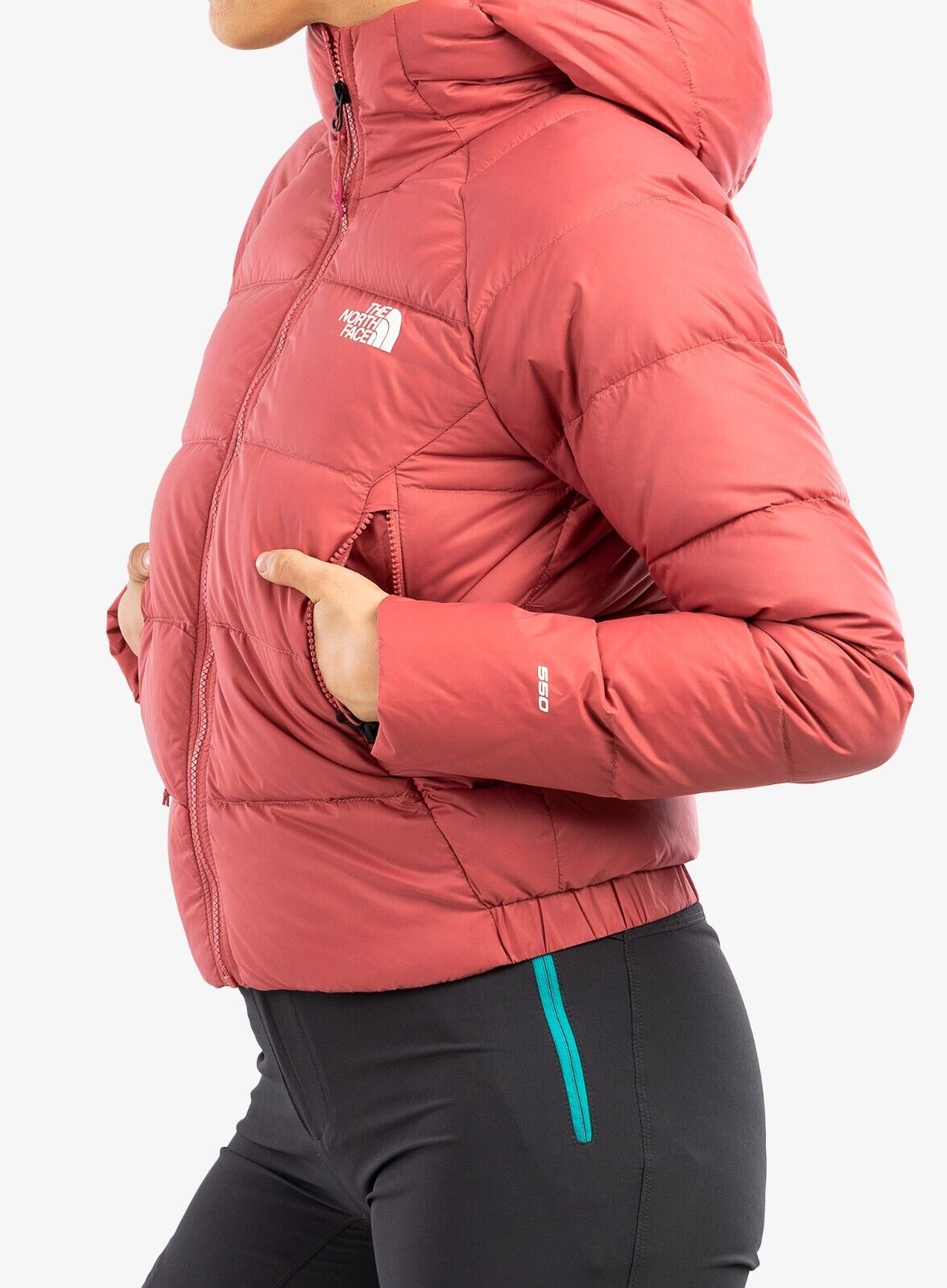 The North Face Women's Hyalite Down Puffer Jacket Coat / Slate Rose / RRP £190