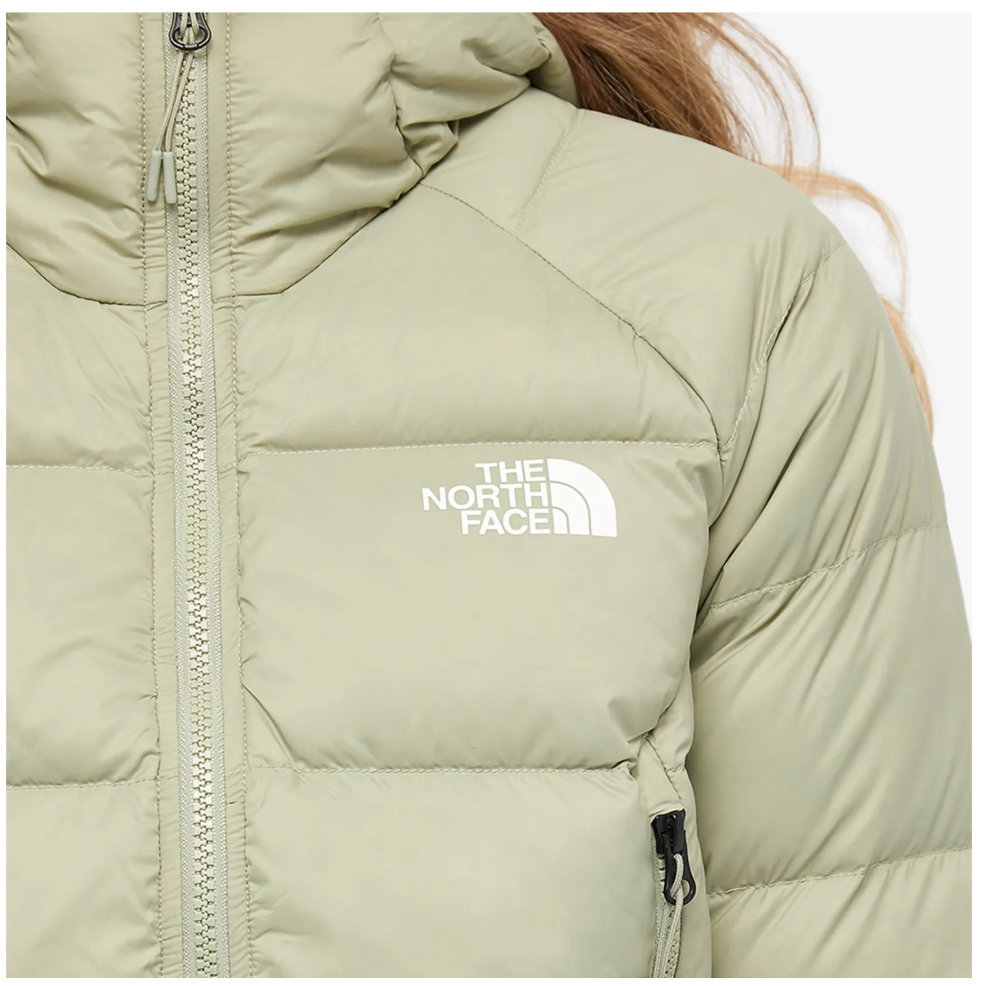 The North Face Women's Hyalite Down Hoodie Jacket / BNWT / Tea Green / RRP £200
