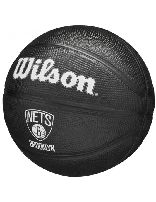 Wilson Brooklyn Nets Team Tribute Mini Basketball / Black / RRP £20