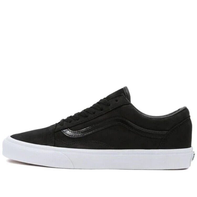 Vans Unisex Old Skool Trainers / Matte Shine Black True White / RRP £75