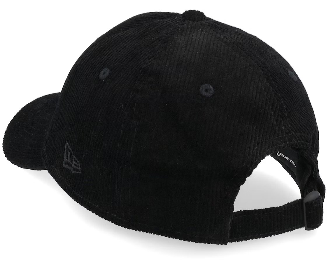 New Era Mclaren Black Cord 9Forty A-Frame Snapback Cap / Black Black / RRP £36