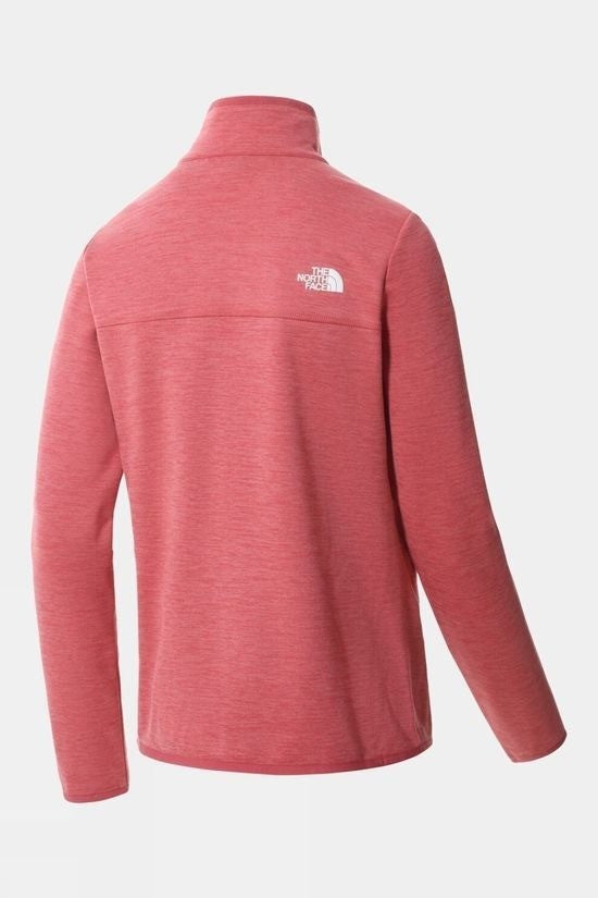 The North Face Womens Canyonlands 1/4 Zip Fleece / Slate Rose Heather / RRP £70