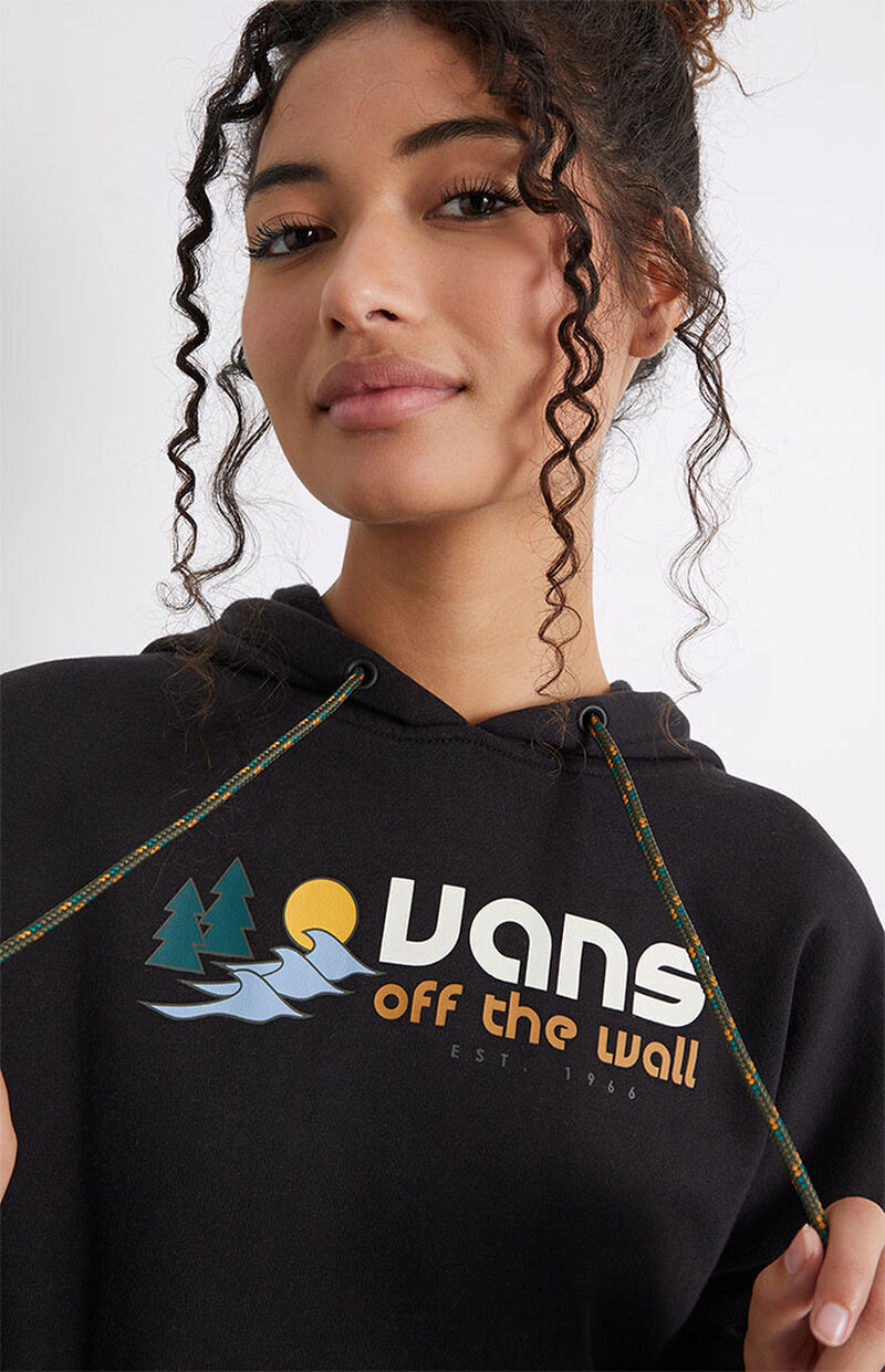 Vans Womens Coastal Logo Hoodie Jumper / Black / RRP £65