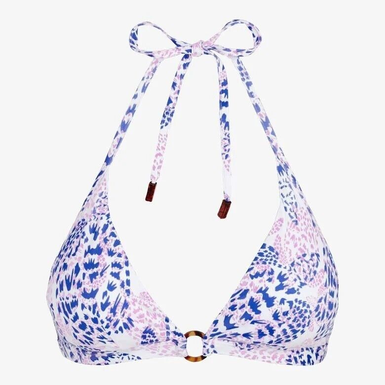 Vilebrequin Womens Flechett Bikini Top / Pink Purple / RRP £130