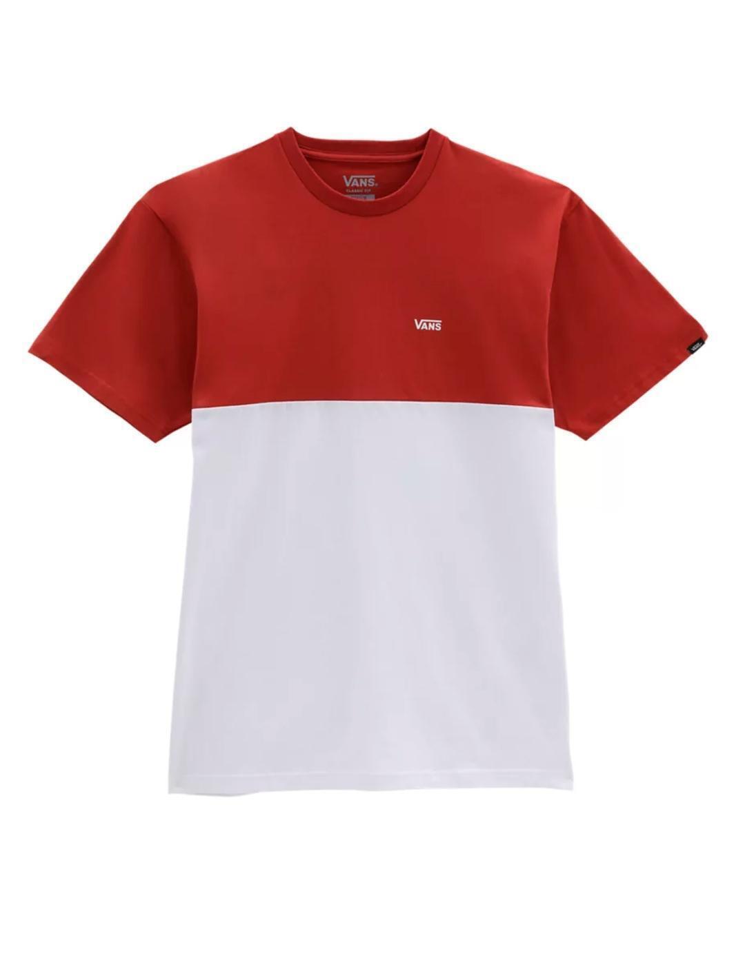 Vans Colorblock Tee / White Chilli Oil / Mens / RRP £25