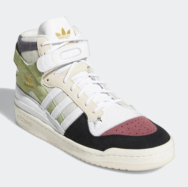 Adidas Mens Forum 84 High Trainers / White Beige / RRP £110