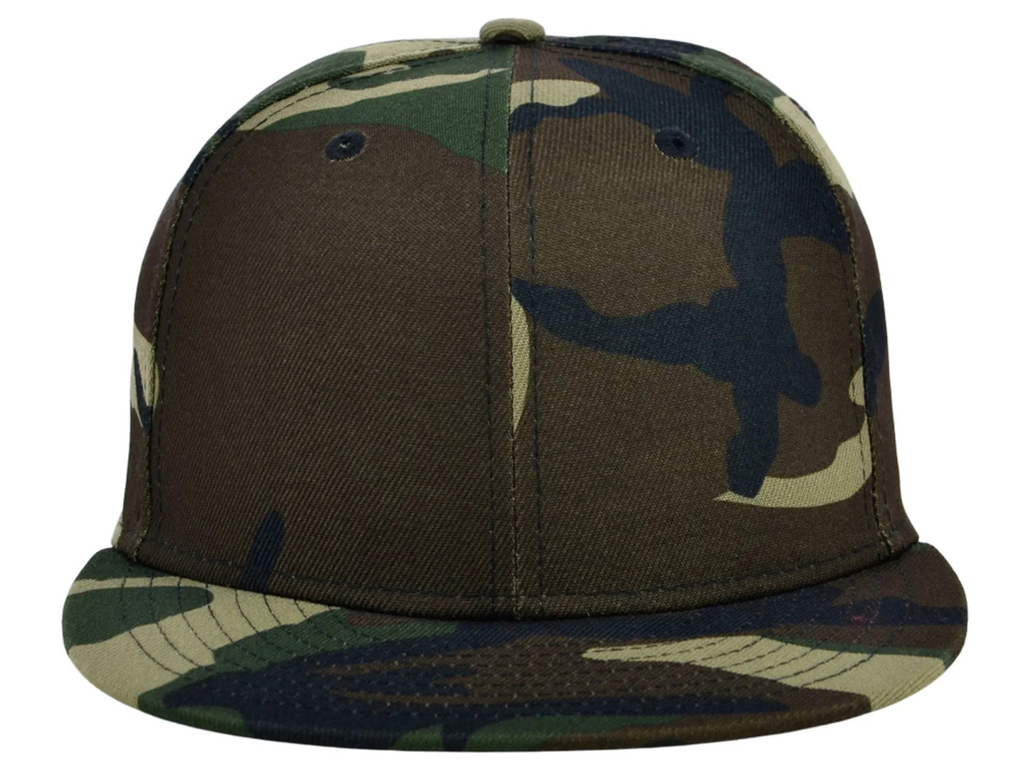 Crowns By Lids Camo Fitted Cap / Camo Green / RRP £23